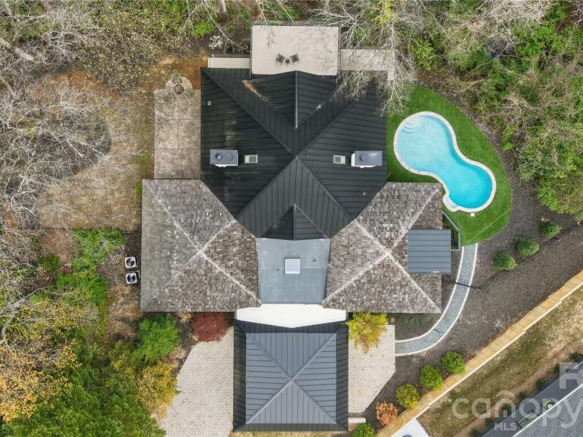 1417 Wendover Road, Charlotte, NC 28211.  MLS# CAR4360289, YatesRealty ID 10189. Aerial View 