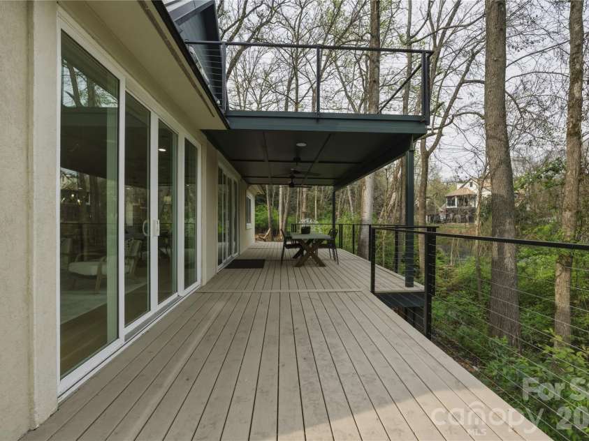 1417 Wendover Road, Charlotte, NC 28211.  MLS# CAR4360289, YatesRealty ID 10189. Rear Deck 