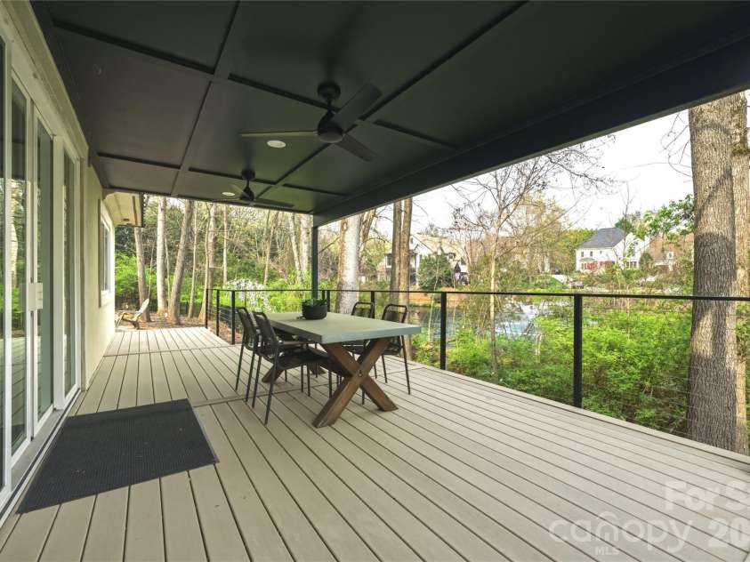 1417 Wendover Road, Charlotte, NC 28211.  MLS# CAR4360289, YatesRealty ID 10189. Rear Deck 