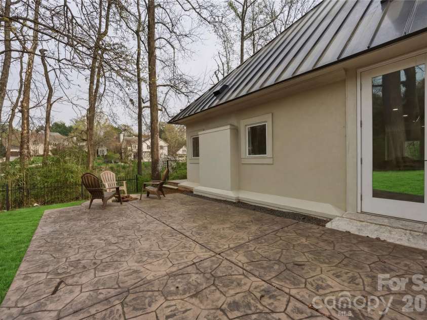 1417 Wendover Road, Charlotte, NC 28211.  MLS# CAR4360289, YatesRealty ID 10189. Rear Patio 