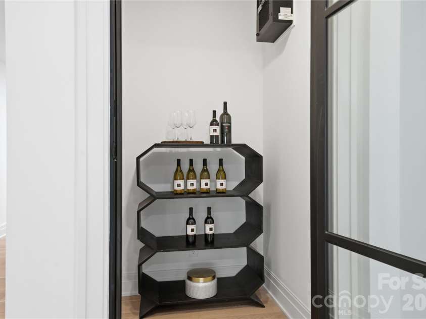 1417 Wendover Road, Charlotte, NC 28211.  MLS# CAR4360289, YatesRealty ID 10189. Wine Room 