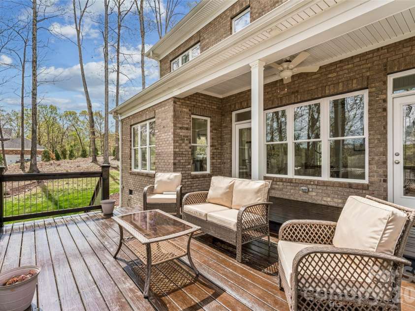 902 Bridgewater Drive, Monroe, NC 28112.  MLS# CAR4361236, YatesRealty ID 10198. Large Back Deck