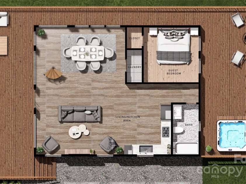 221 Serenity Ridge Trail, Andrews, NC 28901.  MLS# CAR4293320, YatesRealty ID 102. 