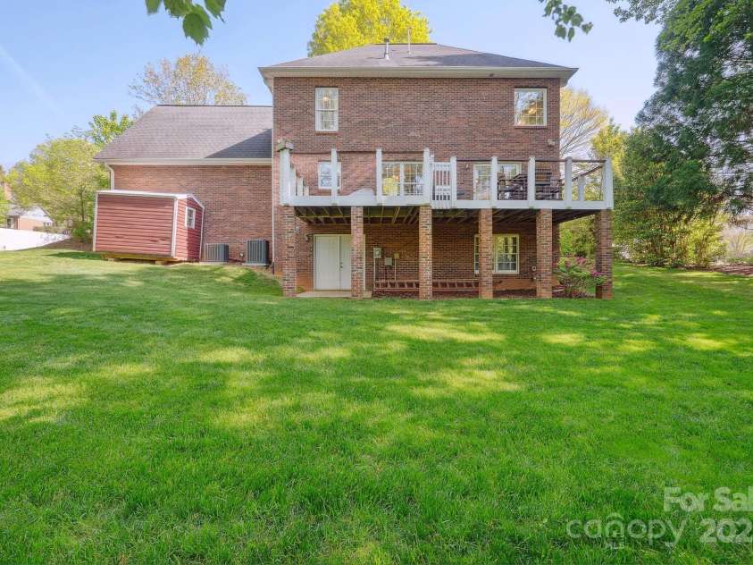 210 35th Avenue, Hickory, NC 28601.  MLS# CAR4245350, YatesRealty ID 10200. Back of Home