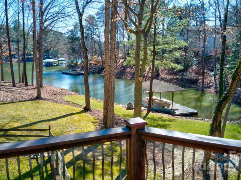 301 Agnew Road, Mooresville, NC 28117.  MLS# CAR4167254, YatesRealty ID 10216. Lake View from Deck