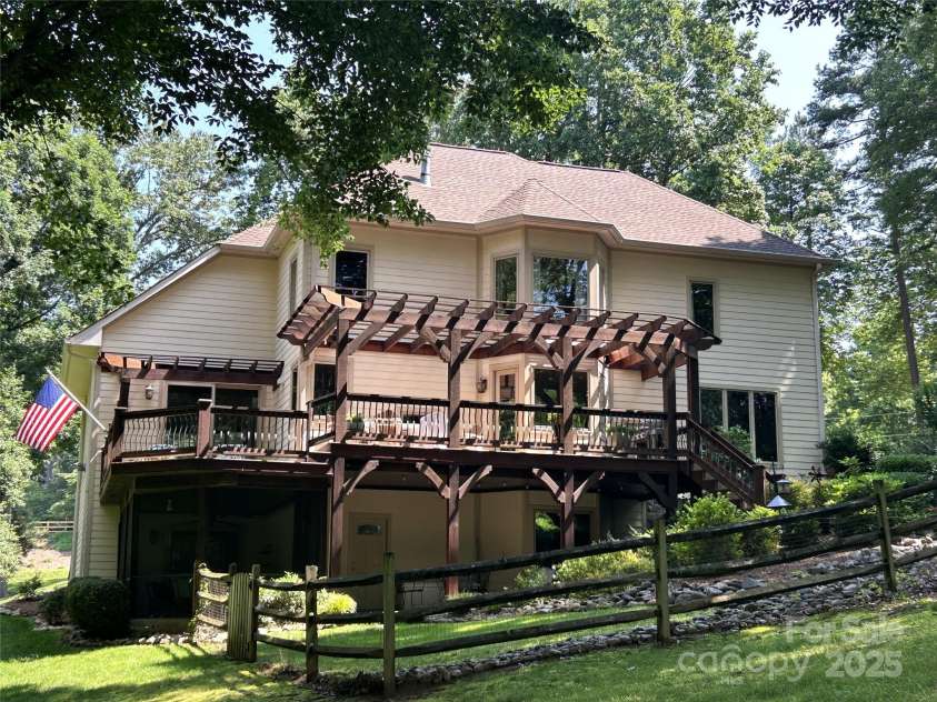 301 Agnew Road, Mooresville, NC 28117.  MLS# CAR4167254, YatesRealty ID 10216. Rear View Summer