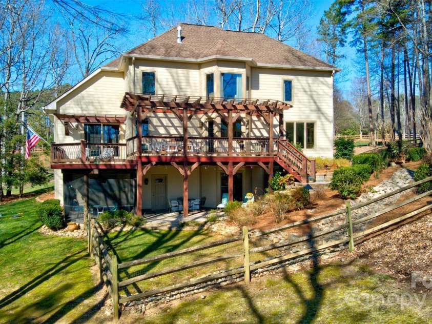 301 Agnew Road, Mooresville, NC 28117.  MLS# CAR4167254, YatesRealty ID 10216. Rear View Winter