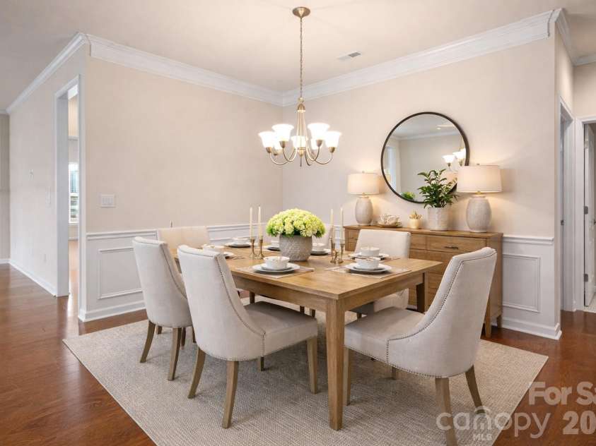 3020 Bartlett Street, Fort Mill, SC 29715.  MLS# CAR4364926, YatesRealty ID 10220. Staged Dining Area
