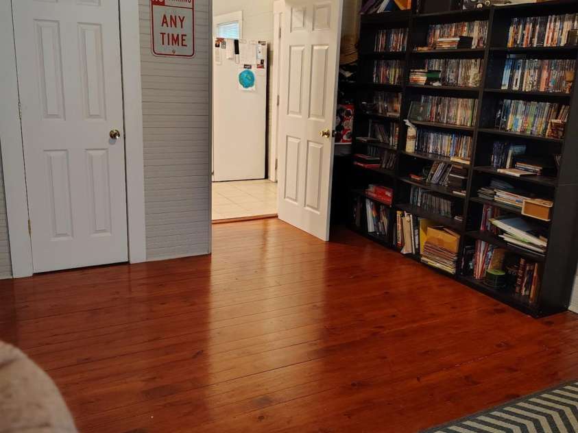 8504 Moores Chapel Road, Charlotte, NC 28214.  MLS# CAR4284754, YatesRealty ID 1023. Bedroom with bathroom in it