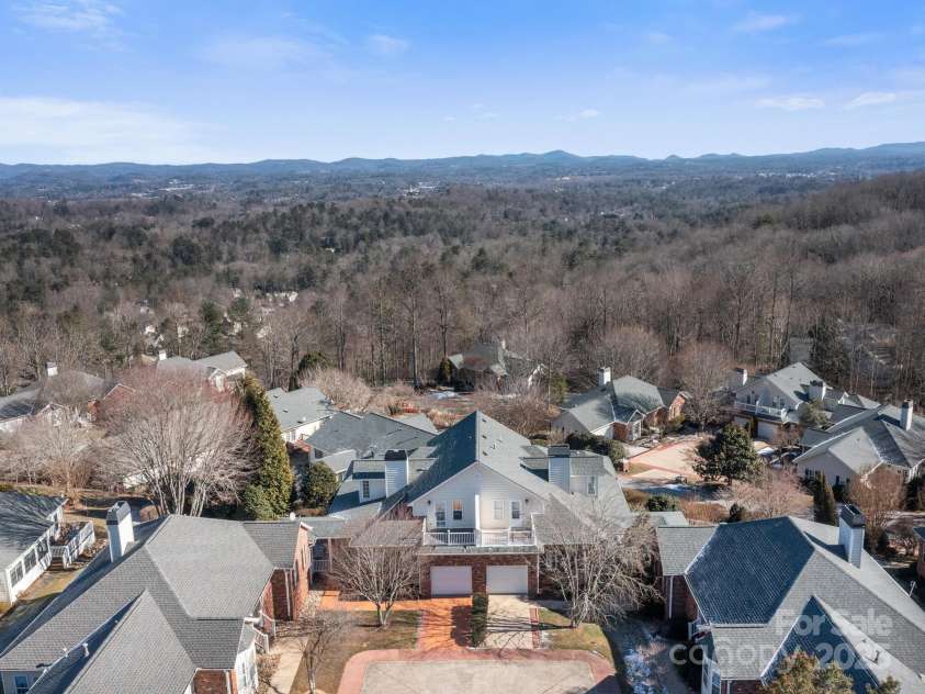 608 Carriage Commons Drive, Hendersonville, NC 28791.  MLS# CAR4215981, YatesRealty ID 10235. Forever views
