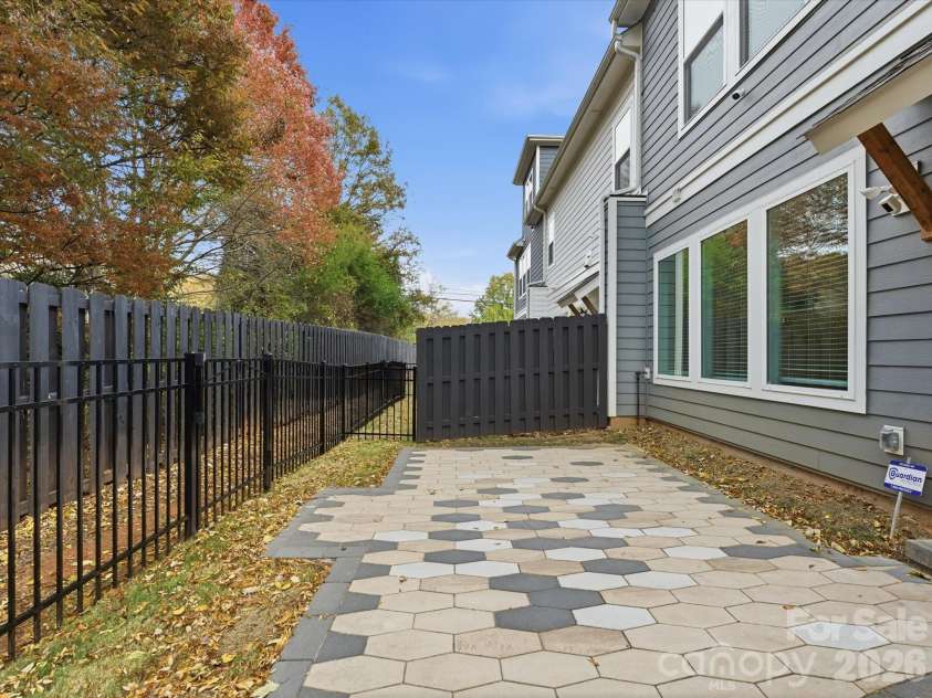 8018 Houser Street, Cornelius, NC 28031.  MLS# CAR4321846, YatesRealty ID 10235. Oversized patio for entertaining!