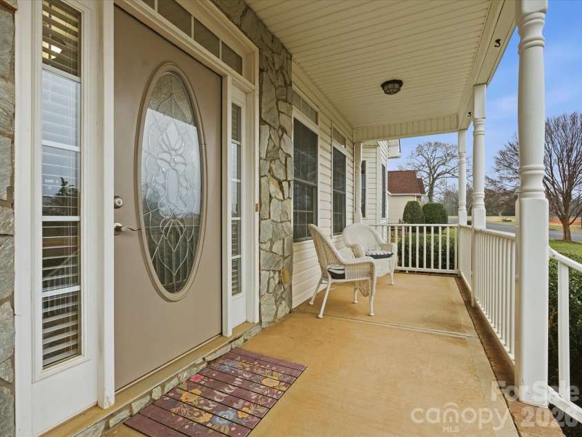 1249 Maddy Lane, Rock Hill, SC 29732.  MLS# CAR4340570, YatesRealty ID 10238. Expansive Front Porch