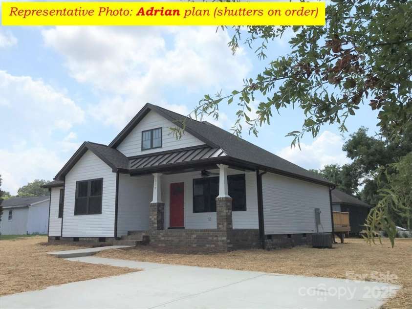 408 Peterson Street, Stanley, NC 28164.  MLS# CAR4253339, YatesRealty ID 10240. 