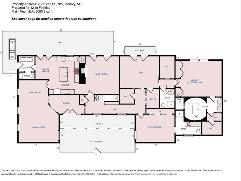 2082 2nd Street Drive, Hickory, NC 28601.  MLS# CAR4349823, YatesRealty ID 10241. Main Floor