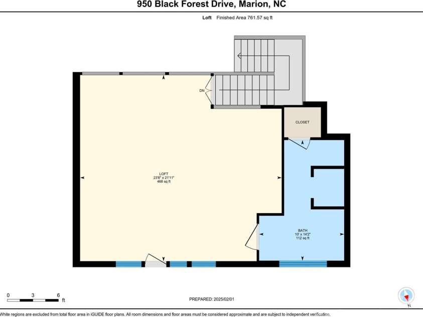 950 Black Forest Drive, Marion, NC 28752.  MLS# CAR4217616, YatesRealty ID 1025. Loft