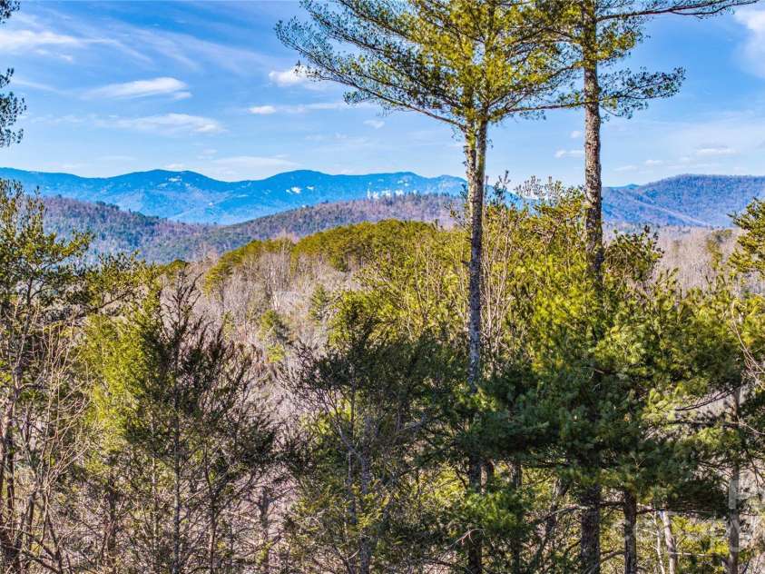 950 Black Forest Drive, Marion, NC 28752.  MLS# CAR4217616, YatesRealty ID 1025. Panorama of rolling peaks and lake in the distance