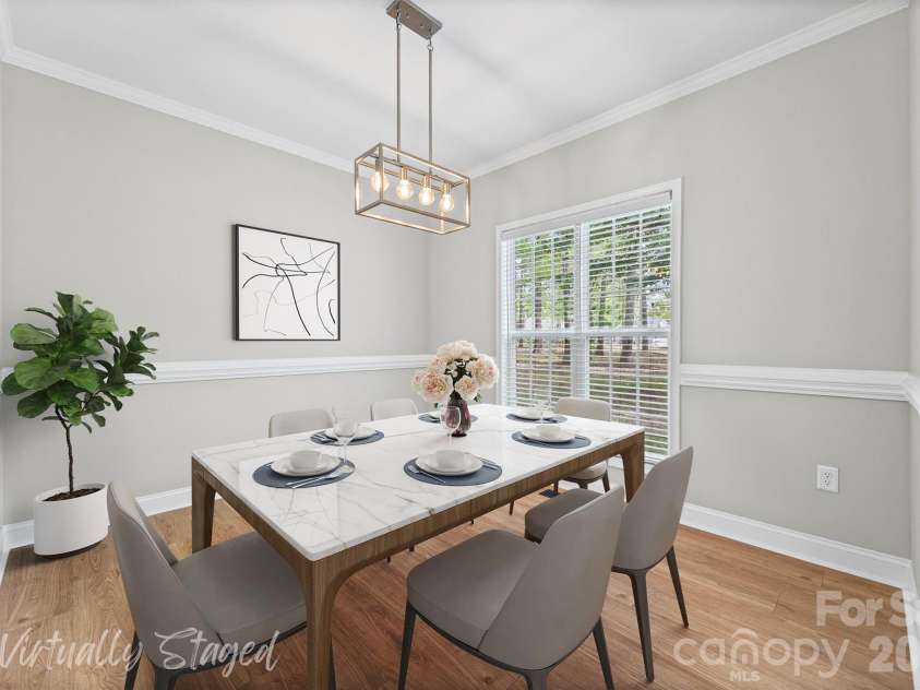 3209 Stump Lake Drive, Monroe, NC 28110.  MLS# CAR4350800, YatesRealty ID 10255. Dining Room