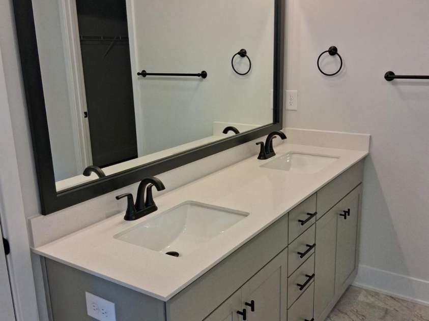 136 Kerr Walk Drive, Statesville, NC 28677.  MLS# CAR4325014, YatesRealty ID 10257. Bathroom Double Vanity