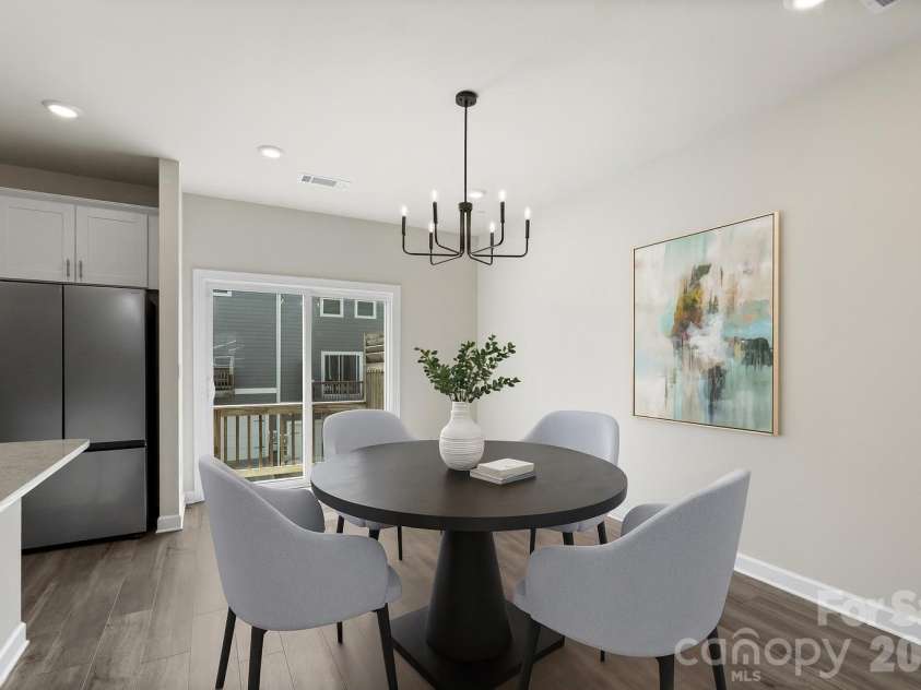 3515 Auburn Curb Road, Charlotte, NC 28217.  MLS# CAR4381370, YatesRealty ID 1027. Virtual Staged - Dining Area