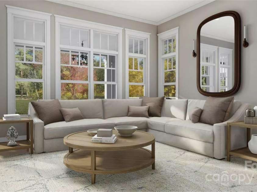 5741 Lake Pointe Drive, Granite Falls, NC 28630.  MLS# CAR4327372, YatesRealty ID 1027. Living room (Representative photo)