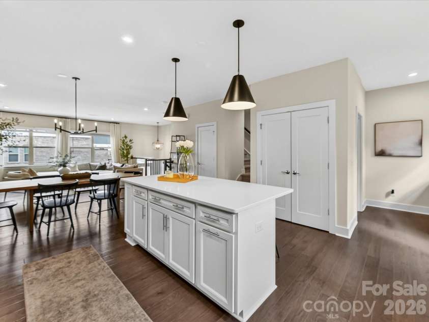 17043 Soho Drive, Charlotte, NC 28204.  MLS# CAR4353173, YatesRealty ID 10270. Kitchen Island with extra storage