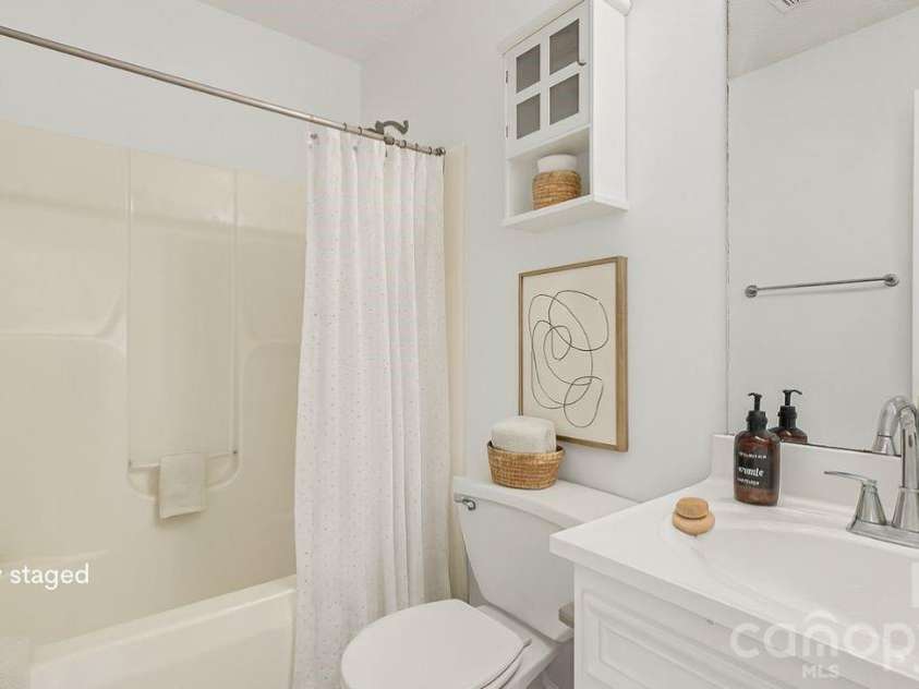 5009 Hampton Meadows Road, Monroe, NC 28110.  MLS# CAR4343192, YatesRealty ID 10271. Primary Bathroom