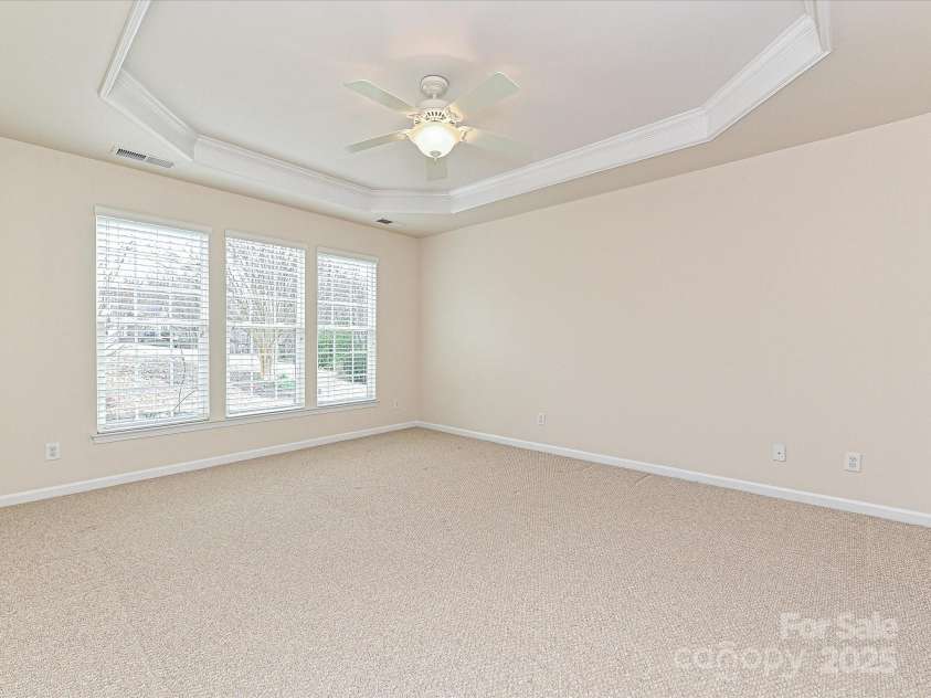 14309 Stonewater Court, Fort Mill, SC 29707.  MLS# CAR4231726, YatesRealty ID 10273. Primary Bedroom w/tray ceiling