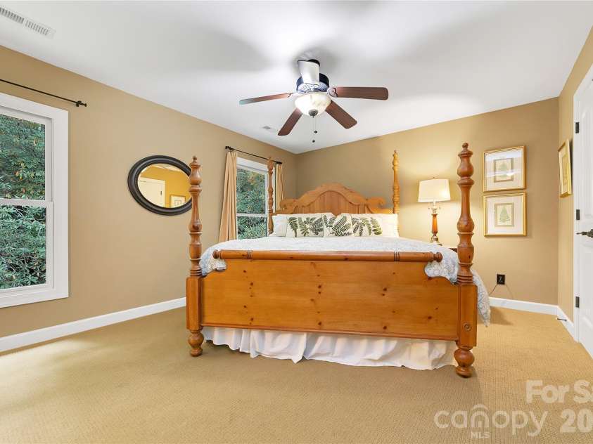 923 Ugugu Drive, Brevard, NC 28712.  MLS# CAR4307583, YatesRealty ID 10273. Upper level bedroom #2