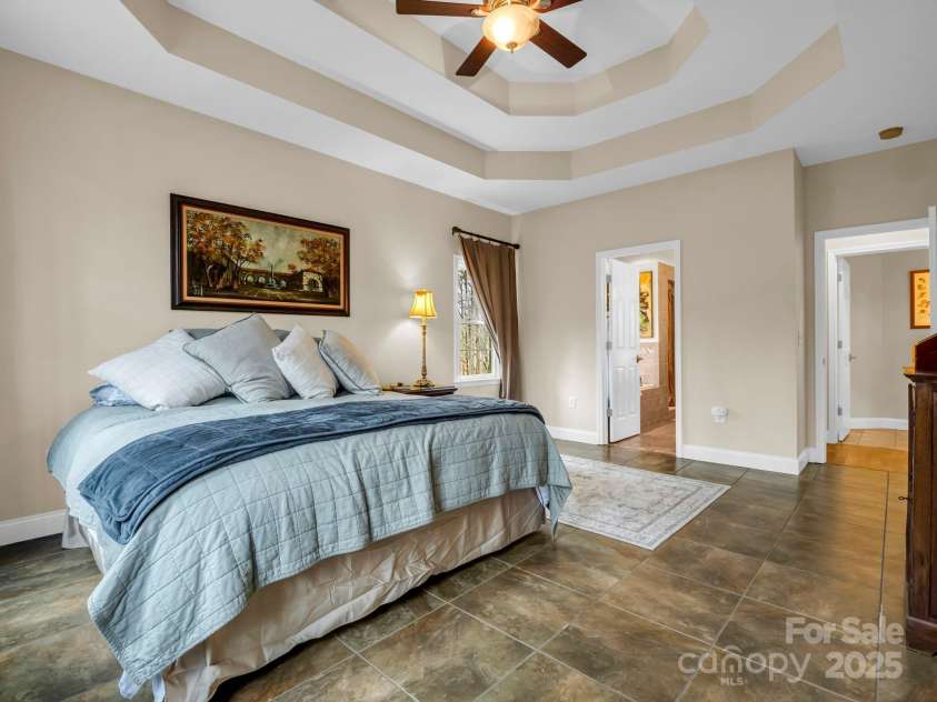 39 Rambling Creek, Tryon, NC 28782.  MLS# CAR4233554, YatesRealty ID 10275. Master Bedroom