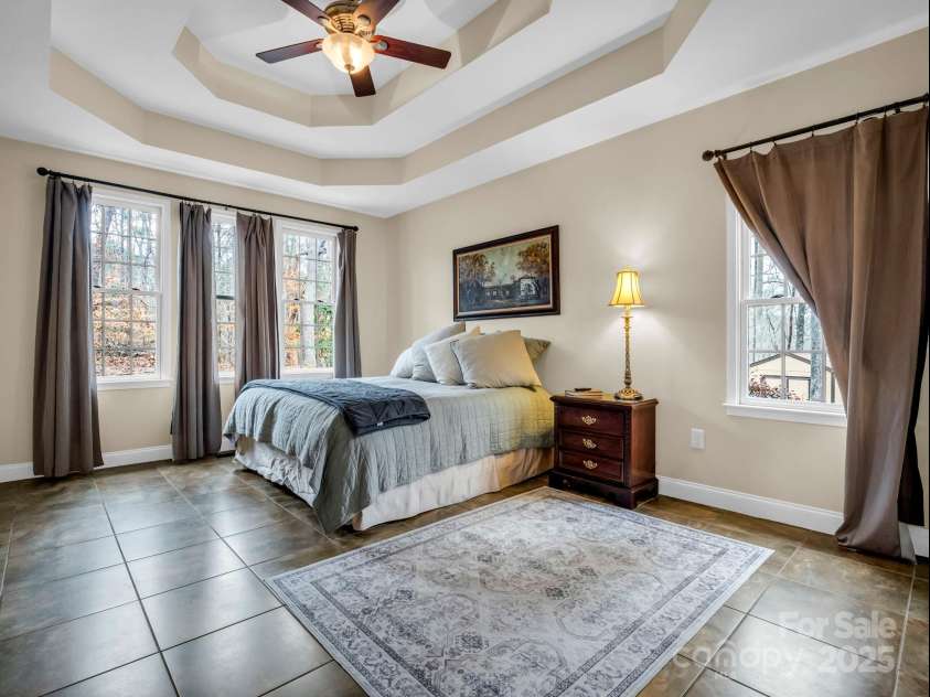 39 Rambling Creek, Tryon, NC 28782.  MLS# CAR4233554, YatesRealty ID 10275. Master Bedroom