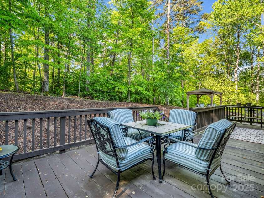 39 Rambling Creek, Tryon, NC 28782.  MLS# CAR4233554, YatesRealty ID 10275. Rear Deck