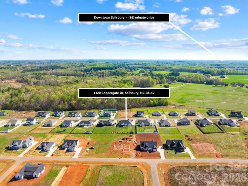 1320 Coppergate Drive, Salisbury, NC 28147.  MLS# CAR4362983, YatesRealty ID 10285. 