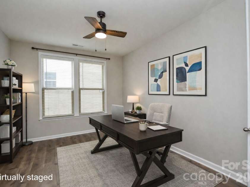 515 Cherry Blossom Avenue, Concord, NC 28027.  MLS# CAR4352090, YatesRealty ID 10288. Main Level Office (virtually staged)