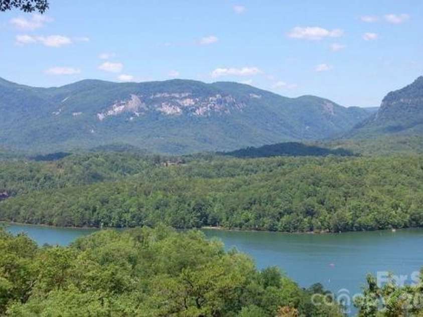 109 Overlook Point Lane, Lake Lure, NC 28746.  MLS# CAR4336925, YatesRealty ID 1029. Springtime Photo