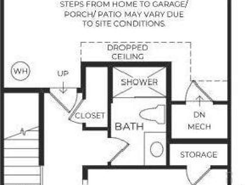 7017 Westrow Avenue, Charlotte, NC 28278.  MLS# CAR4342963, YatesRealty ID 10301. First Floor Floorplan