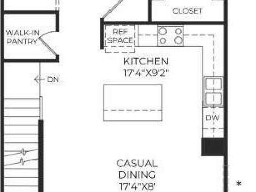7017 Westrow Avenue, Charlotte, NC 28278.  MLS# CAR4342963, YatesRealty ID 10301. Second Floor Floorplan