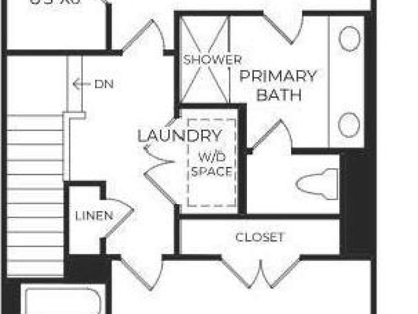 7017 Westrow Avenue, Charlotte, NC 28278.  MLS# CAR4342963, YatesRealty ID 10301. Third Floor Floorplan