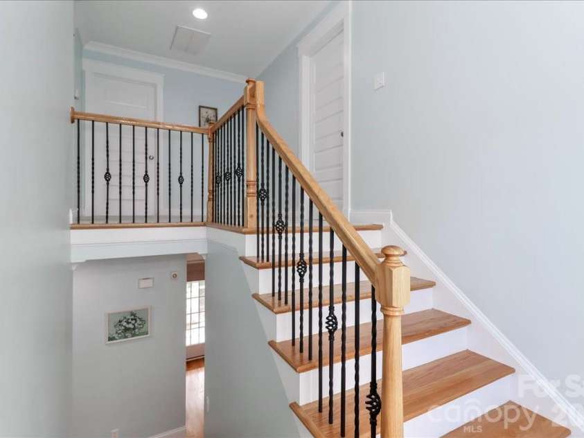 3368 Keady Mill Loop, Kannapolis, NC 28081.  MLS# CAR4357702, YatesRealty ID 10307. Stairway to second level