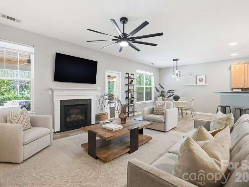 3062 Sterling Court, Indian Land, SC 29707.  MLS# CAR4355915, YatesRealty ID 10311. Open floorplan 