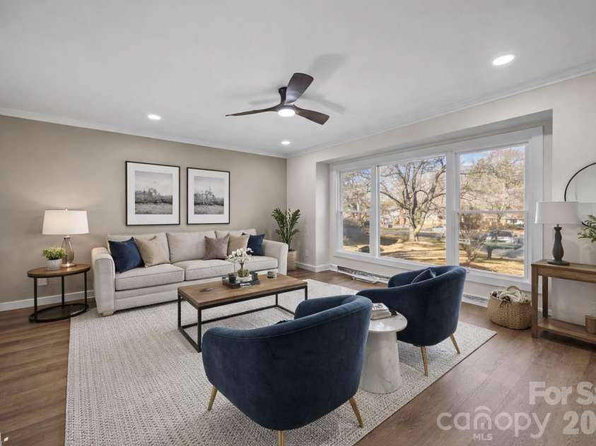 5324 Cheval Place, Charlotte, NC 28205.  MLS# CAR4326917, YatesRealty ID 10317. Virtually staged