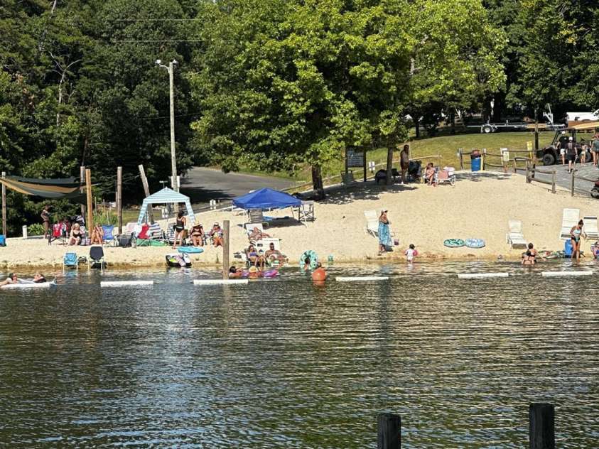 110 Fathom Trail, Mount Gilead, NC 27306.  MLS# CAR4325722, YatesRealty ID 1032. Fun Times on the Lake at the Community Beach