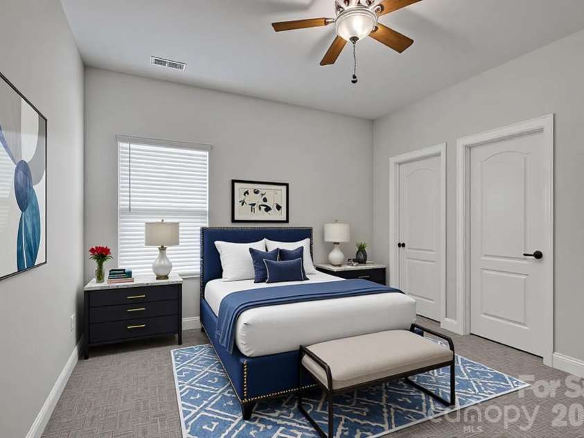 11521 Egrets Point Drive, Charlotte, NC 28278.  MLS# CAR4357758, YatesRealty ID 10334. Bedroom 3 Virtually staged 