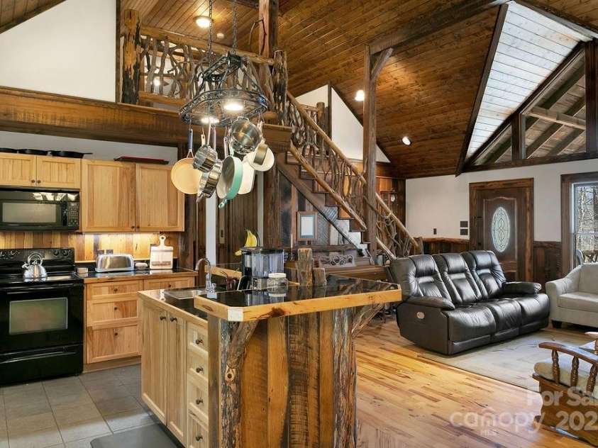 68 Sherwood Village Court, Brevard, NC 28712.  MLS# CAR4232497, YatesRealty ID 1034. Breakfast Island