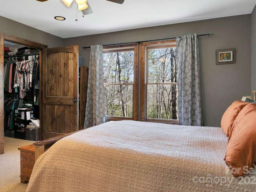 68 Sherwood Village Court, Brevard, NC 28712.  MLS# CAR4232497, YatesRealty ID 1034. Primary Bedroom