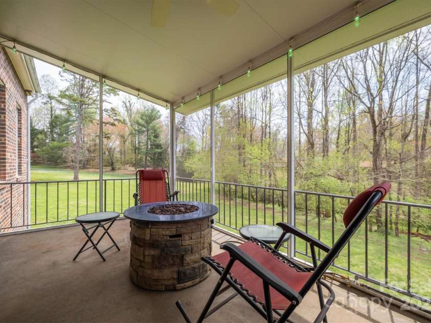 810 Bethel Road, Morganton, NC 28655.  MLS# CAR4244280, YatesRealty ID 10340. Screened In Porch