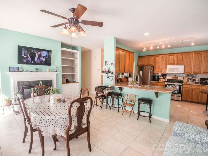 3615 Darlington Road, Matthews, NC 28105.  MLS# CAR4357542, YatesRealty ID 10342. Keeping Room overlooking the Kitchen!