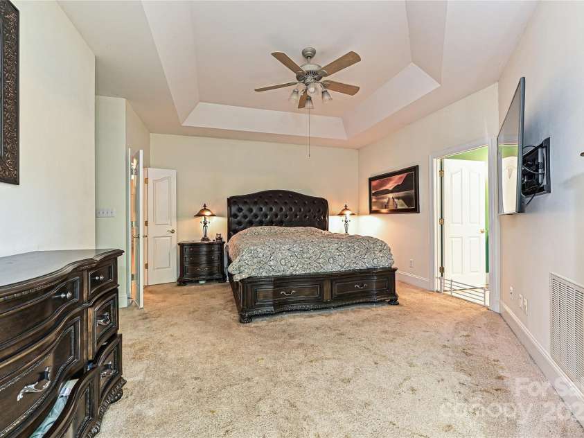 9600 Lockhorn Court, Mint Hill, NC 28227.  MLS# CAR4275817, YatesRealty ID 10345. Primary Bedroom is large.