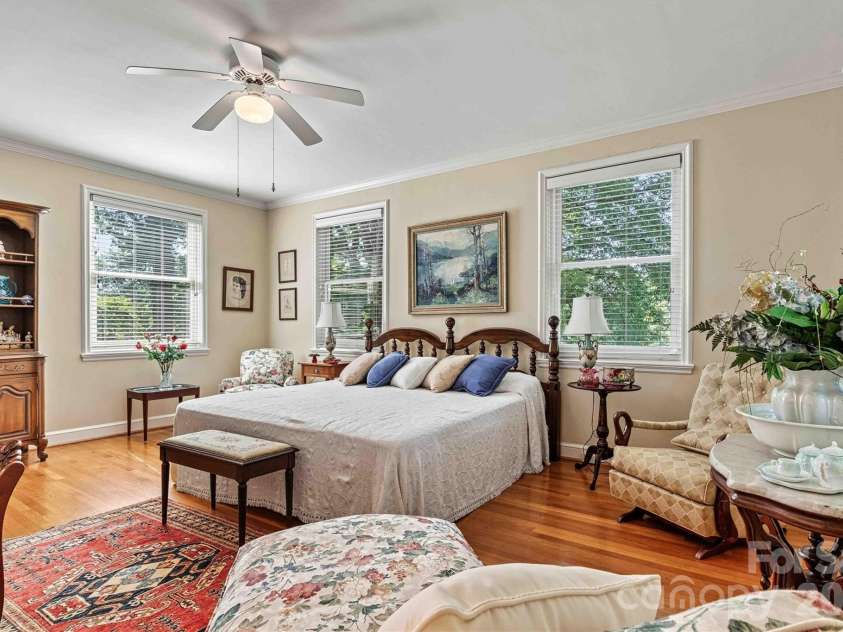 842 North Center Street, Hickory, NC 28601.  MLS# CAR4368578, YatesRealty ID 10351. Left Front Primary Suite/Window View