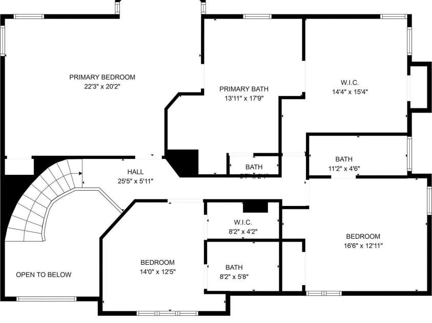 206 Vauxhall Drive, Shelby, NC 28150.  MLS# CAR4366232, YatesRealty ID 10352. 206 Vauxhall Upper Level Floor Plan