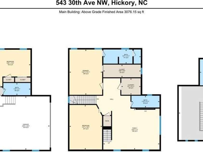 543 30th Avenue, Hickory, NC 28601.  MLS# CAR4405450, YatesRealty ID 10358. 